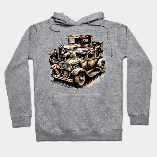 Ford Model A Hoodie by Vehicles-Art